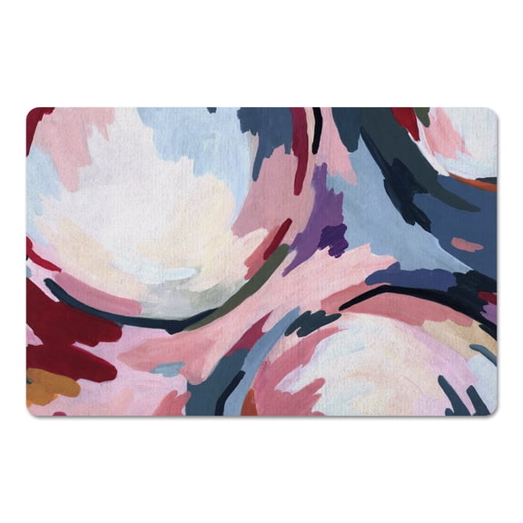 Creative Products Multi Colored Abstract Circles 27x18 Floor Mat