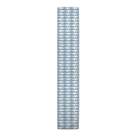 Creative Products Multi Swim Fish 3 16 x 72 Poly Twill Table Runner
