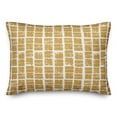thumbnail image 1 of Creative Products Mustard Sketch Pattern 14x20 Spun Poly Pillow, 1 of 2