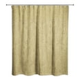 thumbnail image 1 of Creative Products Mustard Yellow Leaf Pattern 71x74 Shower Curtain, 1 of 2