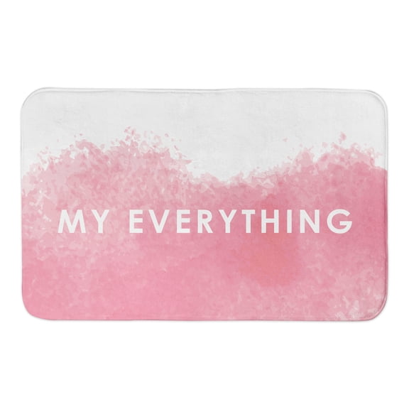 Creative Products My Everything Watercolor 34x21 Bath Mat