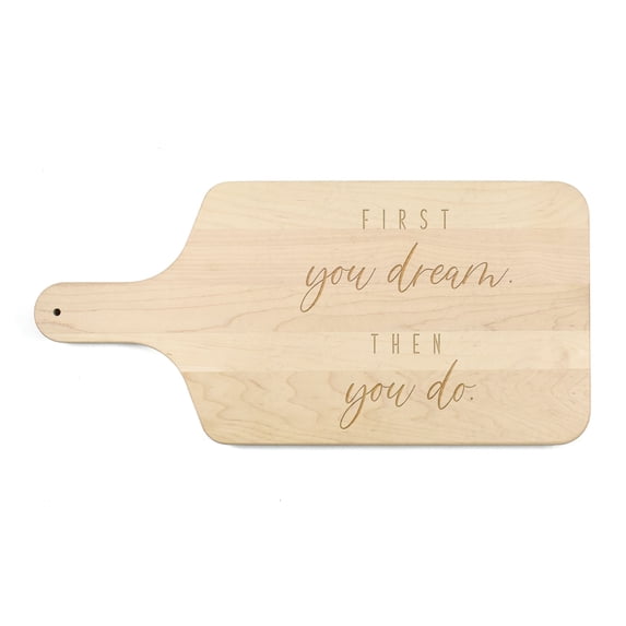 Creative Products Celebrate Little Blessings 17 x 8 Maple Paddle Cutting Board