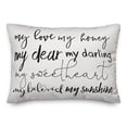thumbnail image 1 of Creative Products My Sweetheart 14x20 Spun Poly Pillow, 1 of 3