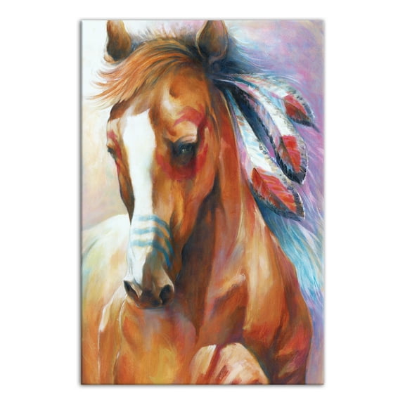 Creative Products Native American Horse 20x30 Canvas Wall Art