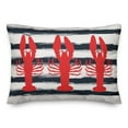thumbnail image 1 of Creative Products Nautical Lobster 14x20 Spun Poly Pillow, 1 of 3