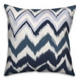 thumbnail image 1 of Creative Products Navy Abstract Chevron 18 x 18 Spun Poly Pillow, 1 of 3