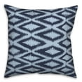 thumbnail image 1 of Creative Products Navy Abstract Ikat 18x18 Spun Poly Pillow, 1 of 2