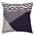 thumbnail image 1 of Creative Products Navy Abstract Mod Shapes 18x18 Indoor / Outdoor Pillow, 1 of 3