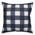 thumbnail image 1 of Creative Products Navy Buffalo Check 26x26 Spun Poly Pillow, 1 of 3