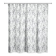 thumbnail image 1 of Creative Products Navy Eucalyptus Pattern 71x74 Shower Curtain, 1 of 2