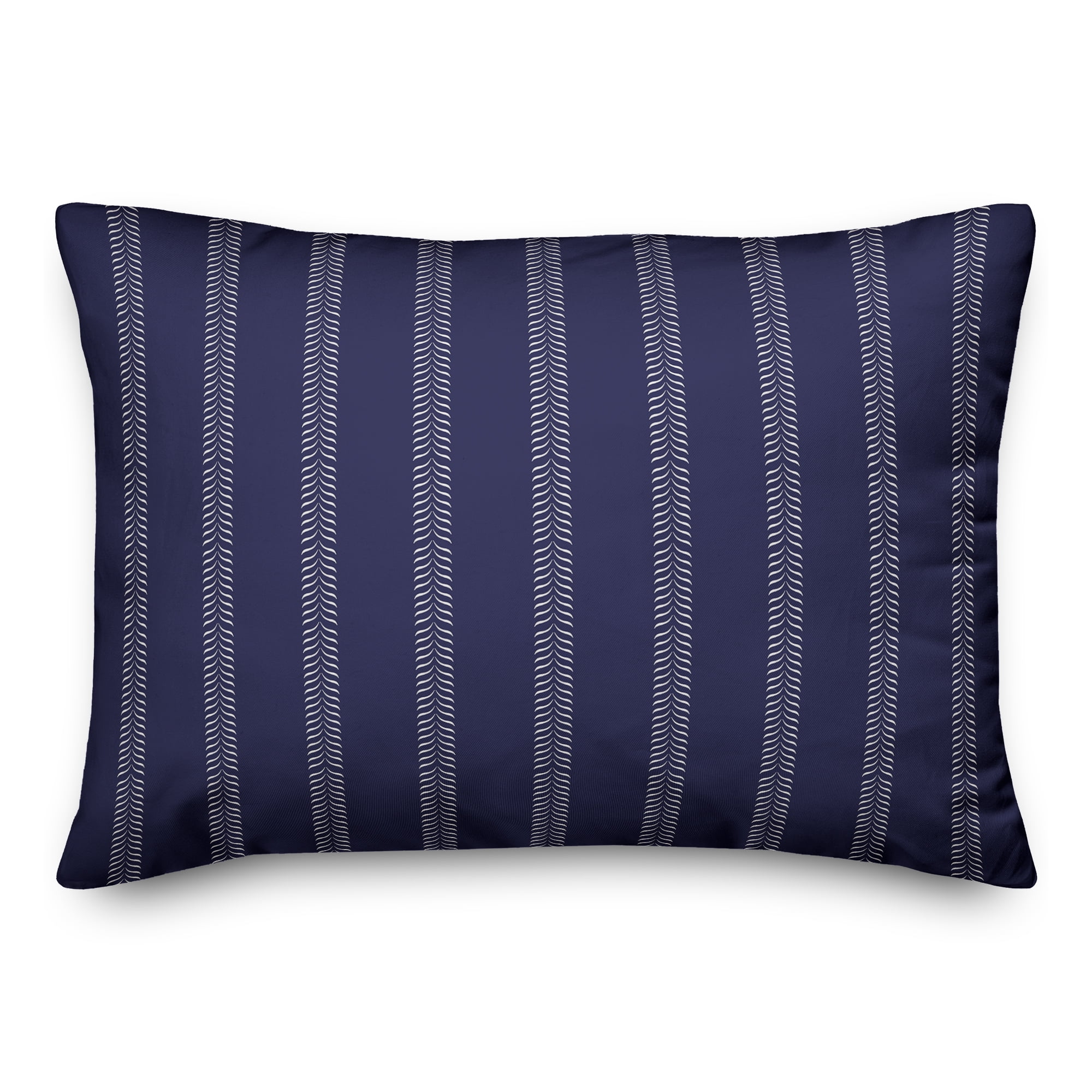 Creative Products Navy Lines 20 x 14 Indoor / Outdoor Pillow