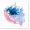 thumbnail image 1 of Creative Products Navy Pink and Blue Brush Strokes 24 x 24 Canvas Wall Art, 1 of 5