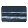 thumbnail image 1 of Creative Products Navy Sketch Stripes 34x21 Bath Mat, 1 of 1