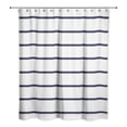 thumbnail image 1 of Creative Products Navy Stripes on Wood 71x74 Shower Curtain, 1 of 2