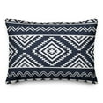 thumbnail image 1 of Creative Products Navy Tribal Pattern 14x20 Spun Poly Pillow, 1 of 2