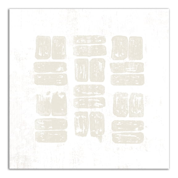 Creative Products Neutral Block Print 16 x 16 Canvas Wall Art