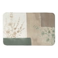 thumbnail image 1 of Creative Products Neutral Colorblock 21 x 34 Bath Mat, 1 of 1