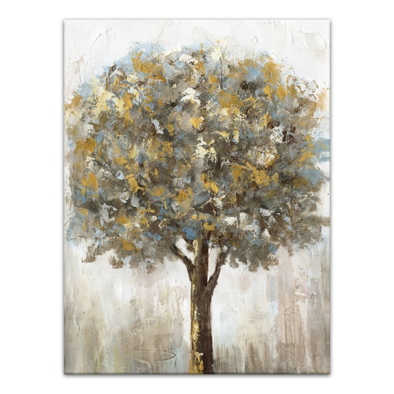 Creative Products Neutral Painted Tree 30x40 Canvas Wall Art