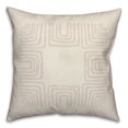 thumbnail image 1 of Creative Products Neutral Squares 18 x 18 Spun Poly Pillow, 1 of 3