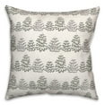 thumbnail image 1 of Creative Products Neutral Winter Tree Pattern 18 x 18 Spun Poly Pillow, 1 of 3