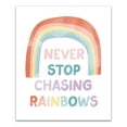 thumbnail image 1 of Creative Products Never Stop Chasing Rainbows 20x24 Canvas Wall Art, 1 of 5