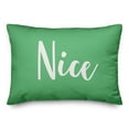 thumbnail image 1 of Creative Products Nice in Light Green 14x20 Spun Poly Pillow, 1 of 2