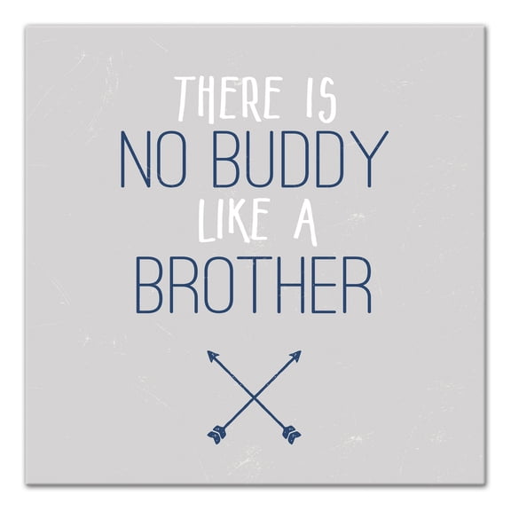 Creative Products No Buddy Like A Brother 20x20 Canvas Wall Art