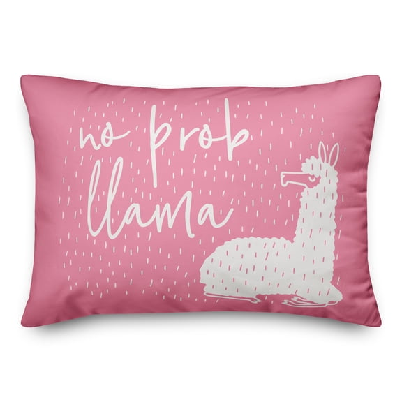 Creative Products No Prob-llama 14x20 Spun Poly Pillow