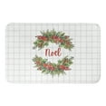 thumbnail image 1 of Creative Products Noel Holly Wreath 21 x 34 Bath Mat, 1 of 1