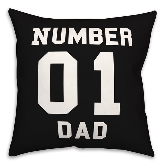 Creative Products Number 1 Dad 18 x 18 Indoor / Outdoor Pillow