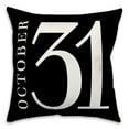 thumbnail image 1 of Creative Products October Thirty-First 18x18 Spun Poly Pillow, 1 of 2