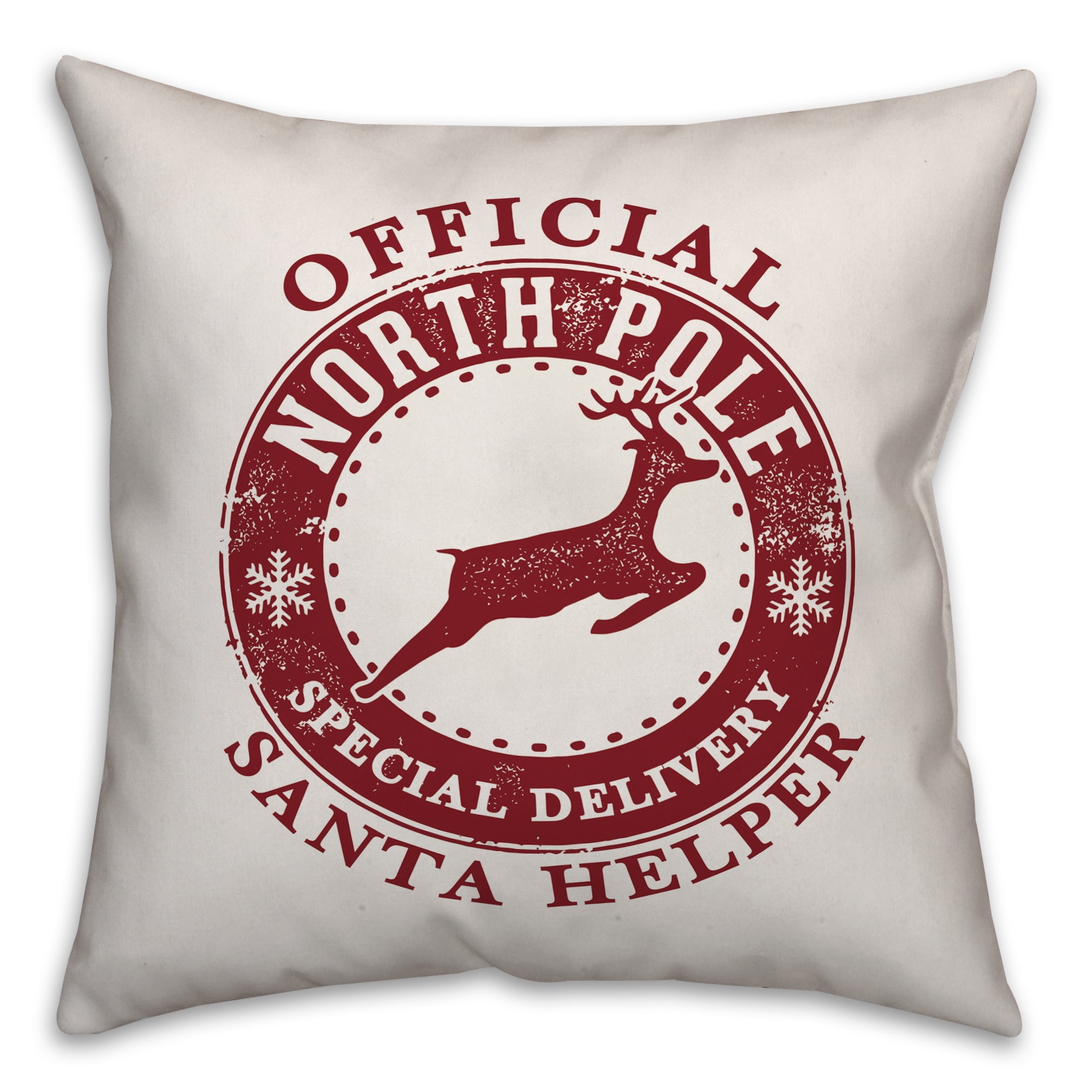 Creative Products Official Santa Helper 20x20 Spun Poly Pillow