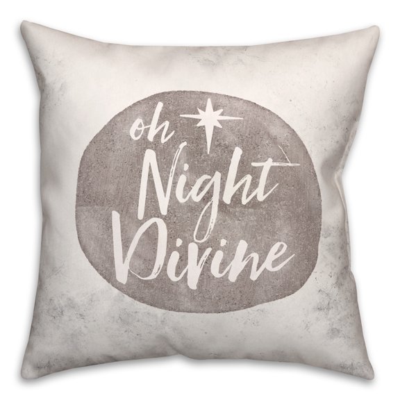 Creative Products Oh Night Divine 18x18 Spun Poly Pillow