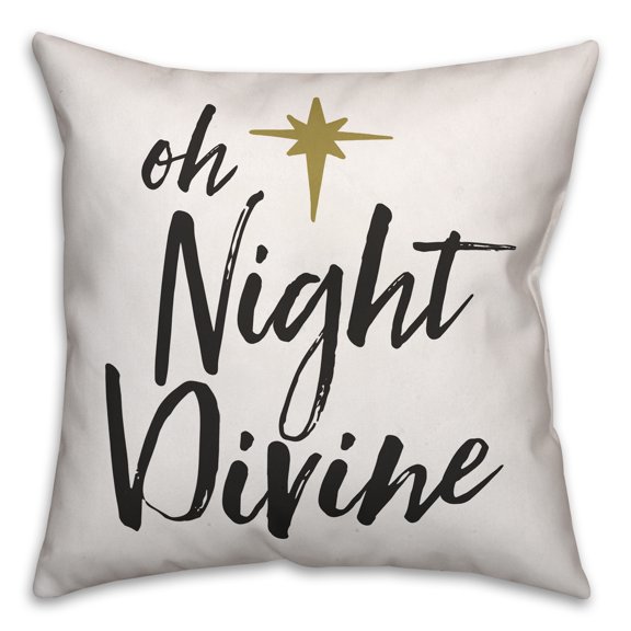 Creative Products Oh Night Divine 18x18 Spun Poly Pillow