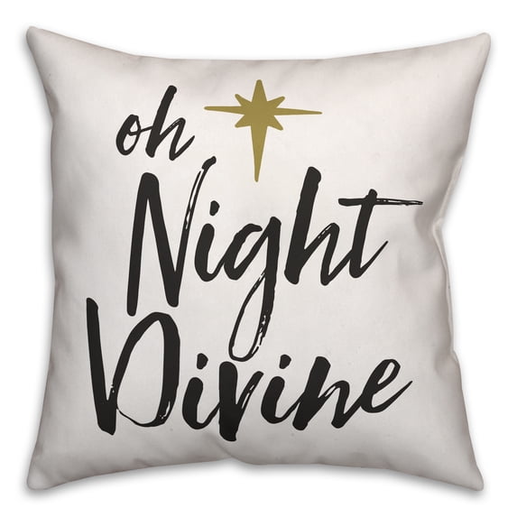Creative Products Oh Night Divine 18x18 Spun Poly Pillow