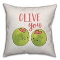 thumbnail image 1 of Creative Products Olive You 16x16 Spun Poly Pillow, 1 of 3