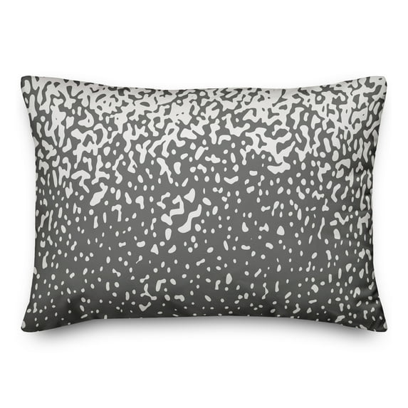 Creative Products Ombre Dots Gray 14 x 20 Indoor / Outdoor Pillow