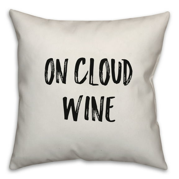 Creative Products On Cloud Wine 16x16 Spun Poly Pillow