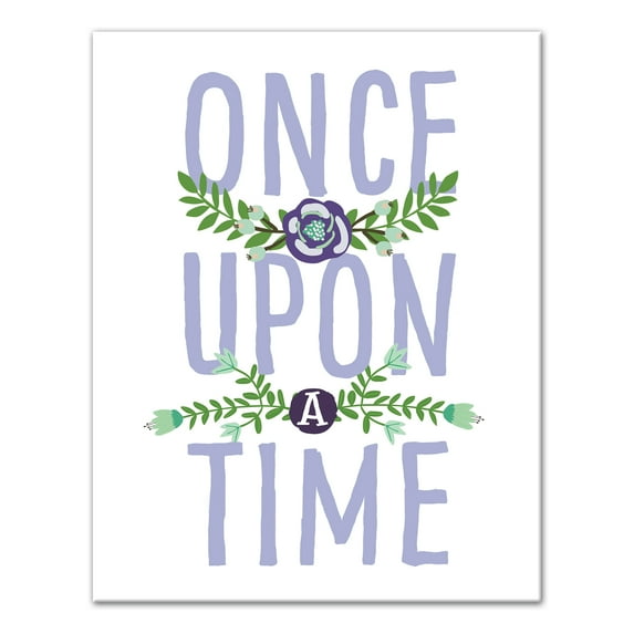 Creative Products Once Upon A Time 11x14 Canvas Wall Art