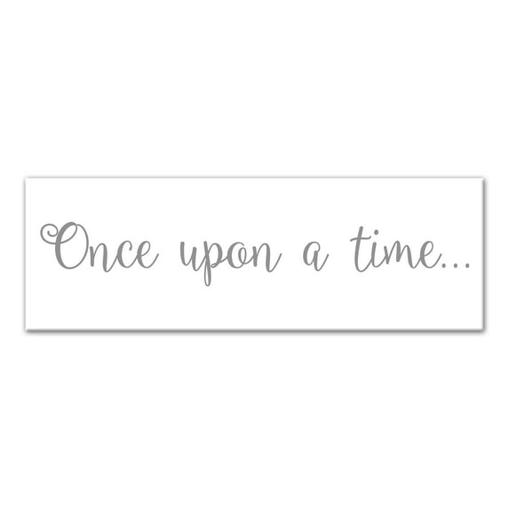 Creative Products Once Upon a time 12x36 Canvas Wall Art