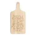 thumbnail image 1 of Creative Products One Nation Under God 8 x 17 Maple Paddle Cutting Board, 1 of 1