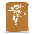 thumbnail image 1 of Creative Products Orange Distressed Flower Silhouette 11x14 Canvas Wall Art, 1 of 5