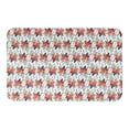 thumbnail image 1 of Creative Products Orange Floral Pattern 34x21 Bath Mat, 1 of 1