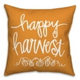 thumbnail image 1 of Creative Products Orange Happy Harvest 18 x 18 Spun Poly Pillow, 1 of 3