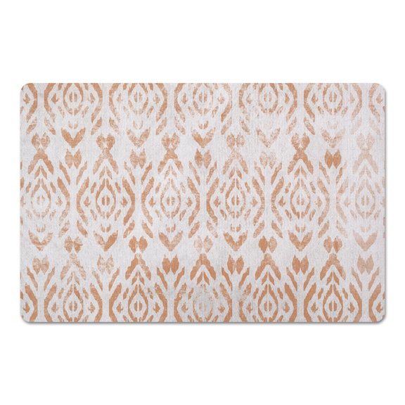 Creative Products Orange Trible Pattern 27x18 Floor Mat