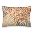 thumbnail image 1 of Creative Products Orange and Tan Dash Circles 14x20 Indoor / Outdoor Pillow, 1 of 3