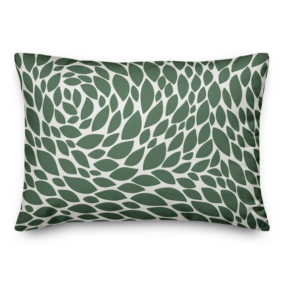 Creative Products Organic Tear Drop Green 14 x 20 Indoor / Outdoor Pillow