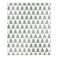 thumbnail image 1 of Creative Products Ornate Christmas Tree Pattern 50 x 60 Faux Shearling Fleece Blanket, 1 of 3