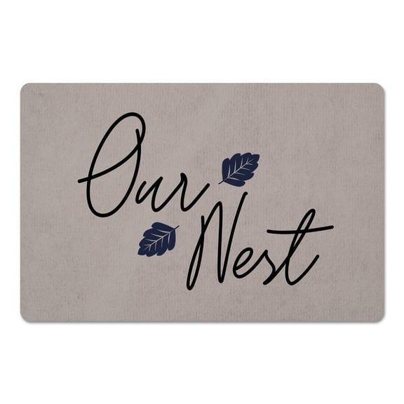 Creative Products Our Nest Gray 27x18 Floor Mat