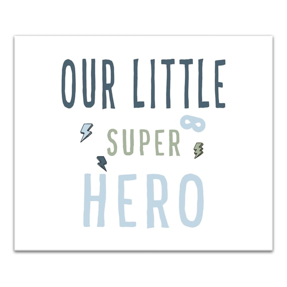 Creative Products Our Superhero 3 24 x 20 Canvas Wall Art